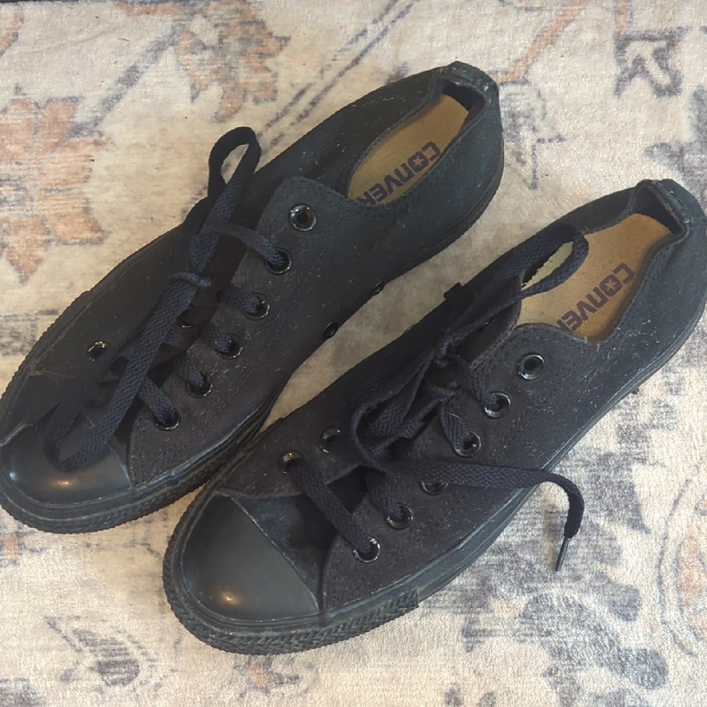 Converse All Black Low-Top Sneakers